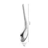 Fabricante de Cucharas de Acero Inoxidable 304 Cuchara Antigua de Fondo Plano Cuchara Doméstica para Adultos y Niños Cuchara Grande Profundizada