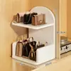 Estante de almacenamiento de bolsas en la parte superior del mueble de entrada, estante de niveles, almacenamiento de bolsos de mano y mochilas para el hogar, almacenamiento conveniente para artículos cotidianos