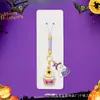 Amazon Halloween Llavero Colgante de Terror Calavera Fantasma Dibujo Animado Calabaza Gato Colgante para Bolsa Lanyard