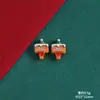 Mini Carrillón de Viento de Papá Noel Regalo Árbol de Navidad Reno Pegamento Cremoso Materiales para Manualidades DIY Accesorios de Resina