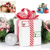 Adesivos de selagem de presentes com tema de Natal de desenho animado Papai Noel, renas, pinguim Decoração de etiqueta de nome de presente