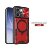 Funda para teléfono OPPO Reno15 ProMax con soporte giratorio y protección anticaídas con cubierta deslizante para lente