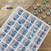 Decorações de Nail Art de Açúcar Cristal de Rocha de Alta Qualidade com Strass Sem Fundo, Strass Quadrados Brancos Deslumbrantes e Coloridos