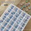 Ovo de Pombo de Cristal Empilhável Decorações para Nail Art Ultra Brilhante Oval Explosivo Pedras de Strass Empilháveis para Nail Art
