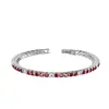 Pulseira Tennis de Aço Titânio 316 Linha Única com Zircônia, Totalmente Cravejada com Diamantes, Aço Inoxidável Deslumbrante, Não Desbota, Joia de Nicho de Luxo Leve