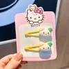 Lindos Pasadores de Pelo Infantiles de Dibujos Animados, Diseño de Gato de Dibujos Animados para Bebés Niñas, Pasadores de Pelo para la Parte Trasera de la Cabeza, Pinzas BB, Pinzas Laterales, Pinzas para el Flequillo, Accesorios para el Cabello