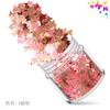 Lentejuelas fluorescentes para San Valentín, 12 colores mixtos, juego de lentejuelas para decoración de uñas, uñas mate, joyería para decoración de uñas, pegatinas para uñas