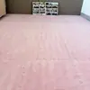 Alfombra de Piso Moderna Simple con Empalme Exclusiva Transfronteriza Temu Amazon Alfombra de Piso Cubierta Completa Lavable Alfombra para Gateo de Bebé