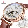 CHENXI CHENXI reloj mecánico automático Volante Sol Luna estrella impermeable correa transmisión en vivo transfronterizo Reloj para Hombre 8876