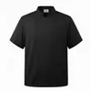 Camisa de Chef de Seda de Hielo Manga Corta Verano Delgada Transpirable Ropa de Trabajo de Cocina de Catering Ropa de Trabajo de Cocina de Hotel Poliéster Algodón
