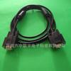 Cabo de porta serial RS232 DB9, cabo de dados cruzados, fêmea para fêmea, codificador de servo motor, linha de controle industrial