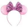 Acessórios de cabelo do Mickey transfronteiriços bordado lantejoulas laço faixa de cabeça de festa faixa de cabeça de parque de diversões férias acessórios de cabelo infantis pronta entrega