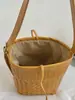 Bolsas de Palha Artesanais de Nicho Transfronteiriças para Mulheres Verão 2026 Nova Moda Bolsa de Ombro Bolsa de Mão Bolsa Saco Bolsa Tote Pequena