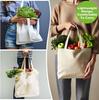 Bolsa de Lona Económica Ligera Reutilizable para Compras Regalo Promocional Publicitario Evento Bolsa para el Super