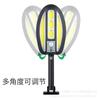 Lámpara de pared LED inteligente solar transfronteriza para patio, luz de inducción potente, luz de calle solar para puerta de biblioteca y jardín.