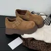 Zapatos tipo Birkenstock para mujer de suela gruesa, que aumentan la altura, colección primavera 2026, sin cordones, sandalias planas retro tipo Birkenstock, mocasines casuales