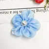 Malha Pérola Coreana Flor de Cinco Pétalas Bordada à Mão Flor de Pérola Acessórios DIY Acessórios para Headwear Bolsas Sapatos Meias Acessórios de Vestuário