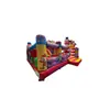 Trampolín inflable de payaso de PVC hermético engrosado, equipado con ventiladores duales, diseño estable, adecuado para alquiler en casas de huéspedes y campamentos