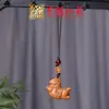 Colgante de Cadena para Teléfono Móvil Talla de Caballo de Palosanto Yiming Xianyuan Arena Verde Arcoíris Llavero de Caballo Tallado en Madera Creativo