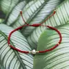 Pulsera de Perlas Nueva de Amazon Transfronteriza, Moderna, Personalizada, Sencilla, Ligera y Lujosa, Joyería de Mano a Juego para Mujer, Estilo Hermoso y Casual