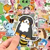 50 nuevas pegatinas de animales con grafitis de dibujos animados, pegatinas de recompensa para hacer tú mismo, pegatinas para tazas, equipajes, cuentas de mano, pegatinas transfronterizas