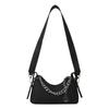 Bolso Pequeño para Mujer 2025 Nuevo Bolso Azul Textura Moda Viajero Cadena Hombro Axila Bolso Moda Cruzado Bolso Pequeño