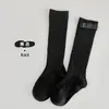 Calcetines para Niños para Otoño e Invierno, Calcetines de Media Pantorrilla con Lazo Estilo Coreano para Niñas, Calcetines Gruesos de Algodón a Rayas Estilo Escolar de Doble Aguja, Modernos