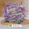 Hilo de arcoíris tejido a mano especial para bricolaje, nuevo estilo de hilo, ganchillo, pinzas para el cabello, sombreros, bufandas, bolsos, mantas de rosas, hojas
