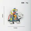 Nova Broche de Metal Fofo de Desenho Animado de Comércio Exterior Tendência Ins Japonesa Personalidade Emblema de Liga Pin Joia Acessórios Femininos