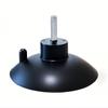 Gancho Ventosa de Sucção Preto 8,4cm Haste Rosqueada M6 Almofada para Perna de Mesa de Móveis Sem Prego Armazenamento Moderno Minimalista
