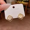 Brincos de pedra olho de gato de luxo de alta qualidade para mulheres, novo design popular e moderno de nicho, brincos estilosos 2026