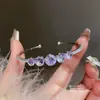 Bracelete Aberto de Pérola Exquisito Ultra Brilhante Cravejado com Diamantes, Bracelete Moderno e Versátil, Joia de Luxo Leve e de Alta Qualidade para Mulheres, Nicho