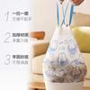 Bolsa de Basura con Cordón de Conejo Corazón Azul Lindo Dibujo Animado Valor de Color Alto Hogar Cocina Portátil Engrosada Impresión 100