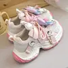 Tenis Hello Kitty para Niñas Primavera 2026 Nuevos Malla Transpirables Antideslizantes Zapatos Casuales Estilo Princesa Zapatos Infantiles