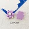 Accesorios de resina para manualidades con flores de colores brillantes, pegamento en crema, carcasa de teléfono móvil, horquilla, diadema, hebilla para ropa y zapatos, material hecho a mano