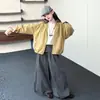 Chaqueta casual de otoño para niñas mayores, ropa nueva para niños, chaqueta con capucha y cierre de cremallera elegante para niñas