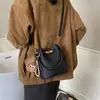 Bolsa de Mão Nicho Estilo Coreano Bolsa Saco para Mulheres 2026 Nova Bolsa Cesta Padrão Lichia Vintage Bolsa de Ombro Transversal para o Dia a Dia