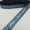 Em estoque Fita Jacquard Estilo Étnico Seda Dourada e Prateada Vintage 2cm Fita Decorativa de Ano Novo e Natal Acessórios de Roupa DIY