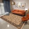 Alfombra persa de lujo con estampado étnico vintage, ligera y transfronteriza, para dormitorio, balcón, ventanal, sala de estar, mesa de centro