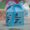 Caja de dulces creativa de estilo europeo, nueva caja de dulces láser hueca para cochecito, suministros para fiestas de bodas, venta directa de fábrica