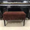 Funda de Tela de Terciopelo para Banco de Piano Cubierta Protectora a Prueba de Polvo para Piano Funda Larga para Banco Cubierta para Taburete de Maquillaje