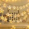 Guirnalda de Luces Decorativas con Forma de Concha de Corazón y Estrella de Mar para Niña, Decoración de Cumpleaños para Habitación, Luces de Ambiente, Luces Sorpresa para Maletero