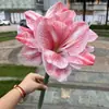 Fabricantes de flores artificiales húmedas para el hogar, comercio exterior, sensación hidratante, Clivia Zhu Dinghong, flores falsas para bodas, venta al por mayor