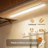 Fabricante de Tira de Luz com Sensor de Movimento Humano Totalmente Ecológica, Recarregável por USB, Luz de LED para Guarda-Roupa, Magnética para Armário, Corredor, Corredor, Luz Noturna