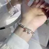 Nova Pulseira Olho de Gato Brilhante para Mulheres, Processo CNC de Carro de Alto Nível, Fabricante Atacadista de Pulseira de Contas Elástica