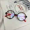 Nuevo Marco de Gafas de Moda para Niños Gafas Planas para Niños y Niñas Lindas Redondas Estilo Coreano Gafas Decorativas de Bebé para Fotos