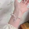 Nuevo Pulsera de Gota de Agua con Cuentas de Cara de Zorro Estilo Chino Rosa Tendencia Nacional Cuerda Elástica de Gama Alta Pulsera Exquisita Versátil Personalizada