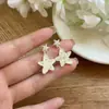 Brincos de Estrela com Diamantes Cintilantes Prateados, Design de Nicho, Brincos de Tarraxa Gentis e Versáteis, Brincos de Verão Únicos e Bonitos