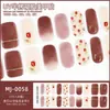 Nuevas Pegatinas para Uñas de Gel UV con Foil Dorado y Brillo Degradado, Pegatinas de Arte para Uñas de Gel Semi-Curadas para Lámpara de Fototerapia