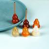 Suporte para Velas Quadrado de Cristal Natural Irregular Pedra Original Rosa Fragrante Roxo Branco Base de Agate Gourd para Buda Venda por Atacado